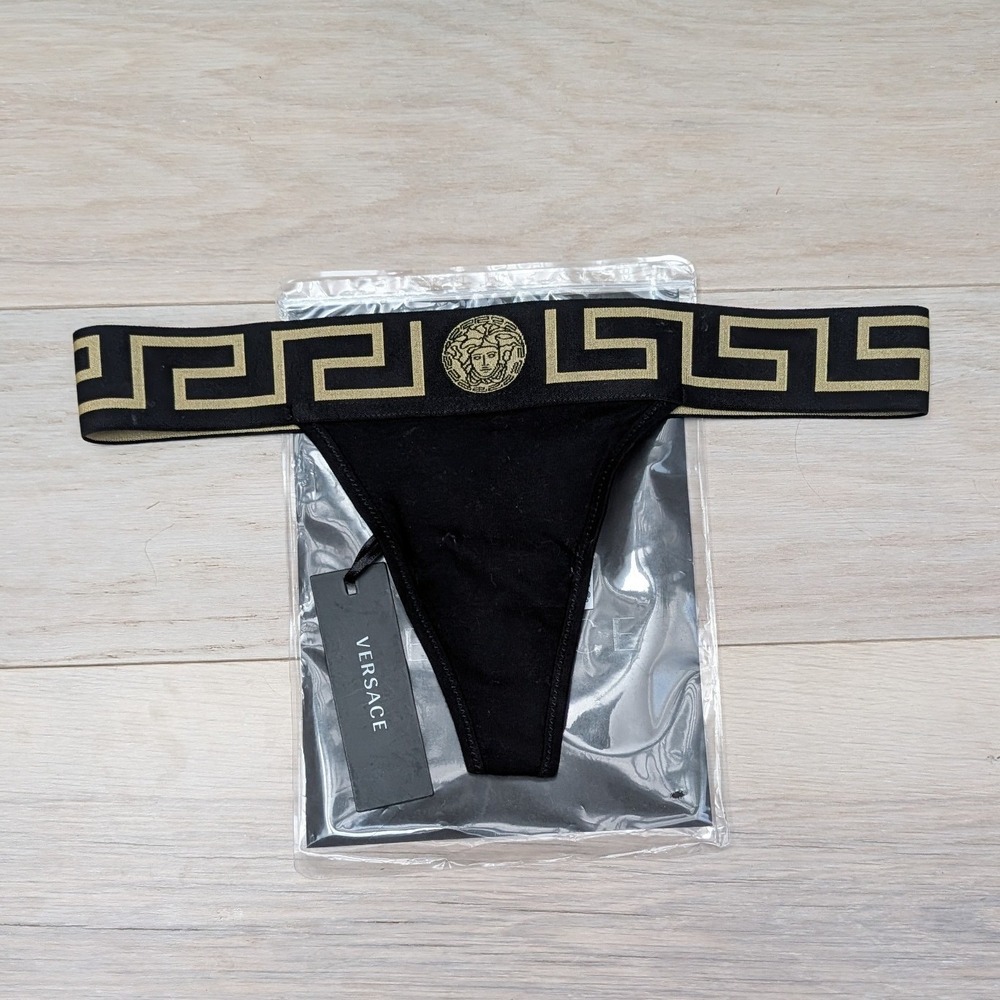 NWT VERSACE Thong Women's Underwear Size Small